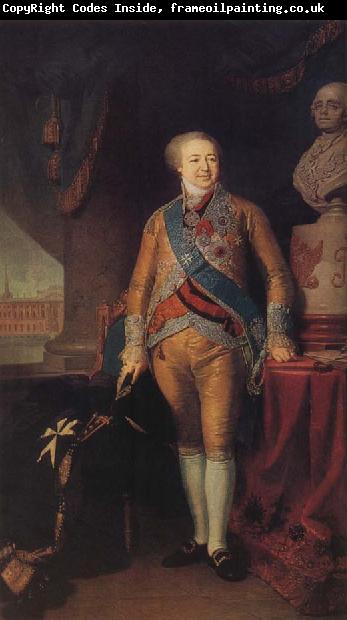 Vladimir Borovikovsky Portrait of Prince Alexander Kourakine
